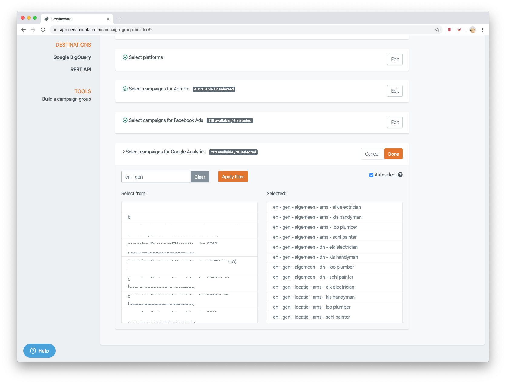 Blend ad campaigns and google analytics data Blend ad campaigns and google analytics data