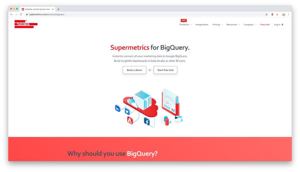 Supermetrics for BigQuery